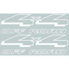 Vinylmark LLC 4x4 Off Road Decals (White) - 1997 1998 1999 Fits Ford Ranger Truck Bed