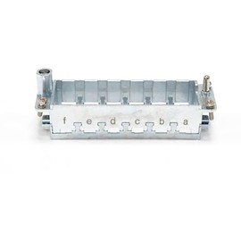 Hinged Frame for 6 Module Inserts Marking a-f for RS-H24B Series Housing, Pack of 1, MFR: 2084543