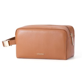 Freezable Lunch Bag,Small Lunch Bag,Lunch Bags For Women,Built-in Ice Packs to Keep Food Fresh,Mini Cooler,Breastmilk Cooler,Suitable For Work and Travel（Light Brown）