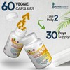 Turmeric Curcumin & Probiotic Capsules - 1000mg (2 caps) Organic