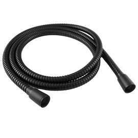High Sierra Showerheads® - Shower Hose Matte Black Finish with Non-Toxic and Safe Silicone Inner Tube – Extra Long, Flexible Shower Hose – 72 Inches – 304 Stainless Steel
