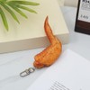 YFEIQI Funny Imitation Food Keychain, Grilled Chicken Leg/Chicken Wing and