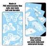 50 Butterfly Leaf Window Stickers, Glass Window Stickers, Anti-Collision Window