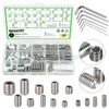 300 Pcs 24 Size Set Screws Assortment Kit (M3, M4,