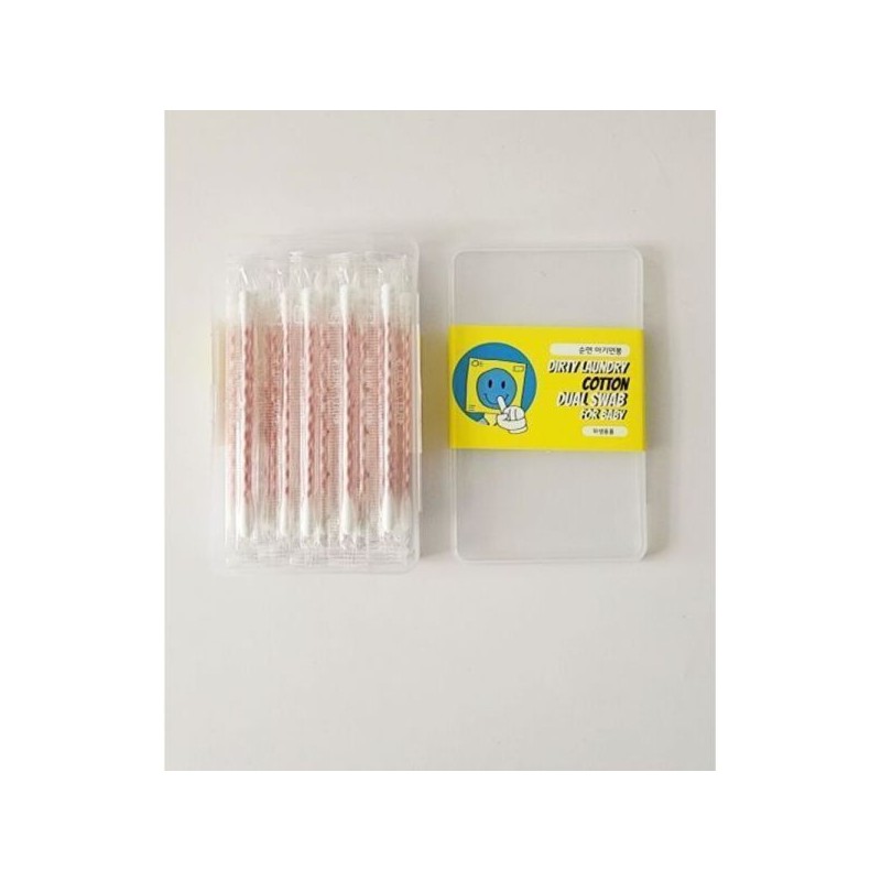 dirtylaundry 순면100% 개별포장 양면 아기면봉 4박스 120pcs dirtylaundry 100% Cotton