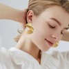 SZJYKF Gold Earrings for Women Exaggerated Statement Geometric Earrings Punk