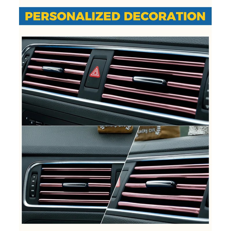 Flaconi 20 pieces car air vent decoration, car accessories decoration,