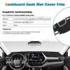 Xotic Tech Fit 20-25 Toyota Highlander Dashboard Cover Anti-Sun Carpet