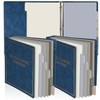 chiazllta 2 Pcs Estate Planning Portfolio Binder with Index Tab