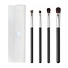 Cosmeup Kumano Brush, Eyeshadow Brush, 3 + Eyebrow Brush (Set