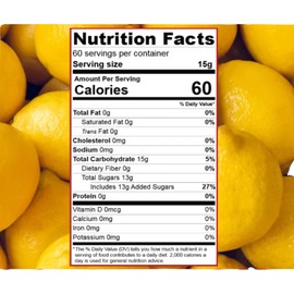 Old-Fashioned Lemon Sanded Hard Candy Individually Wrapped, 2LB Bag by ZANOON