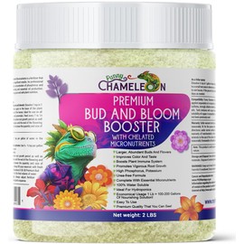 Funny Chameleon 0-50-30 Premium Bud and Bloom Booster with Chelated Micronutrients for Use in Soil and Hydroponics, Super Concentrated, Flower Fuel (2 LBS)