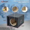 Atrend 8 inch Vented Enclosure Carpeted Car Subwoofer Speaker Box