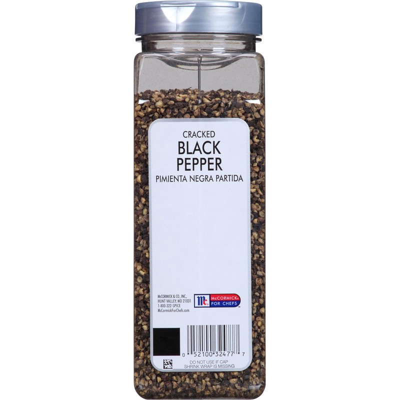 McCormick Culinary Cracked Black Pepper, 16 oz