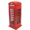 Hucha roja para cabina de teléfono, hucha de Londres, caja