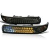 Spec-D Tuning Smoke Lens Bumper Lights Compatible with 1999-2002 Chevy