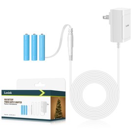 Lenink AC Power Supply Adapter for AAA Battery,Replace 3 AAA Battery,White