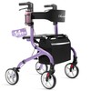 PLANET WALK Super Lightweight Rollator Walker for Seniors, Foldable Rolling