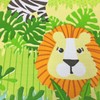 Just Contempo Kids Jungle Animals Duvet Cover Set, Single, Polyester-Cotton