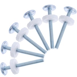 Operitacx 6 Pieces Baby Gate Adapter Baby Gate Threaded Spindle Rod Replacement Parts Kit for Pets Gate Stair Railing Safety Gate Mounting Accessories