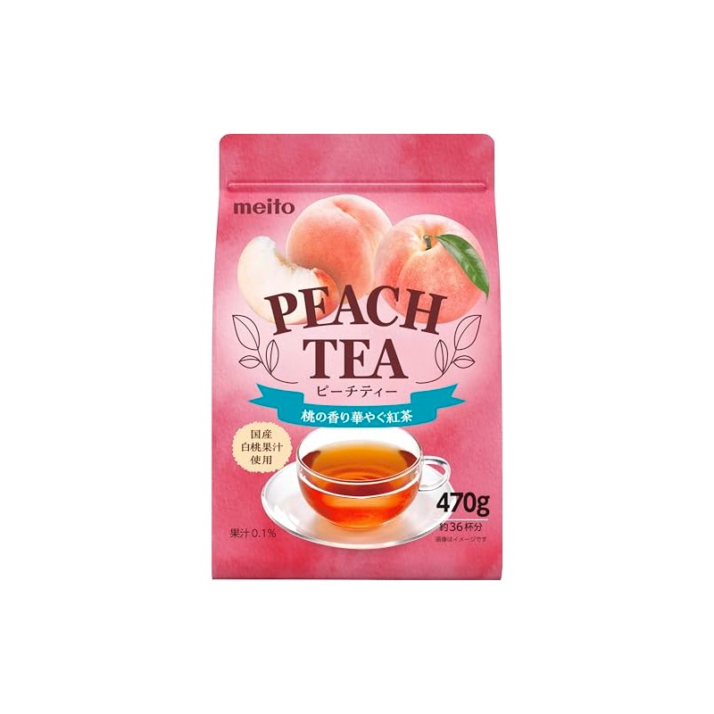 Meito Sangyo Peach Tea 470 G