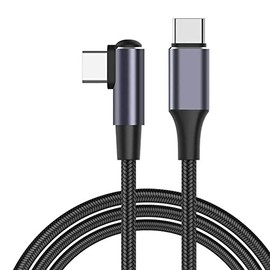 HomeSoGood USB C Cable,100W PD 4.0 Fast Charging Line USB C to USB Type C Cable Quick Charge,Right Angle Wire 90 Degree Data Cable for Laptop Mobile Phone (0.5m)