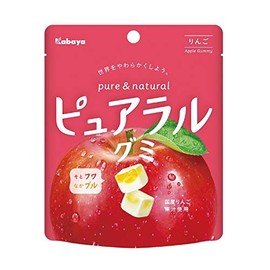 Kabaya Pure Ral Gummy Apple, 2.0 oz (58 g) x 8 Bags