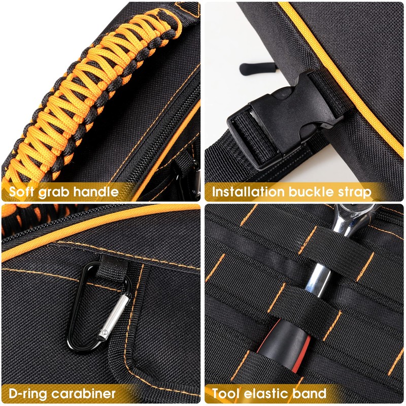 BESTAOO Roll Bar Storage Bag Cargo Cage for Ford Bronco