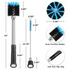 MOSOLAN 2-in-1 Bottle Brush with Straw Brush, Long Handle Water