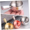 IWOWHERO Stainless Steel Wax Melting Spoon 60ml Waxing Tool Sealing