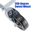 ZEONHAK 2 Pack 4 Inch Heavy Duty Gate Caster Wheel,