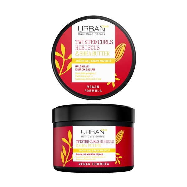 URBAN Care Twisted Curls Hibiscus & Shea Butter Kıvırcık ve