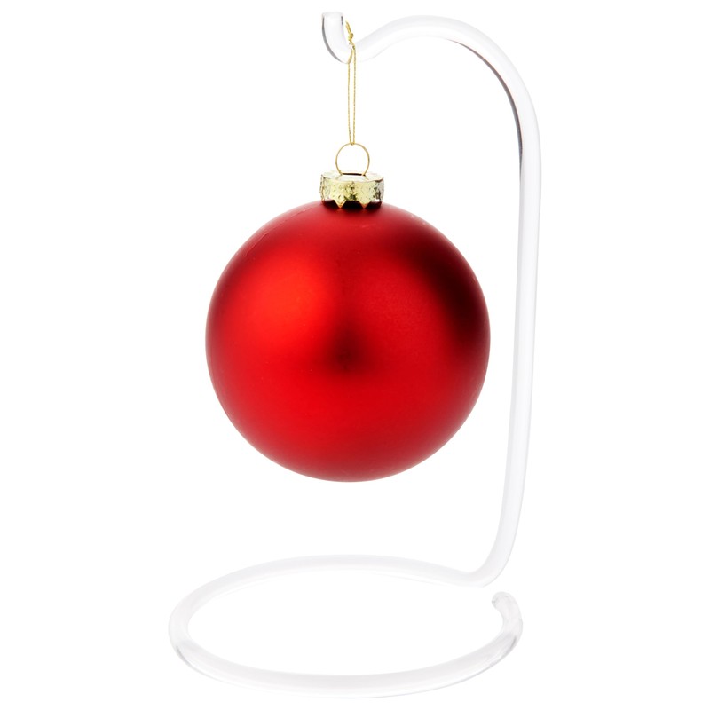 Plymor Clear Acrylic Rod 6.625" Ornament Hanger / Display Stand