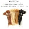 Orientfashion Textured Loc Extensions Human Hair 8-16inch 0.4cm 0.6cm And