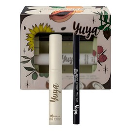 Set De Ojos Yuya Mascara De Pestañas 10 Aceites  Delineador Negro