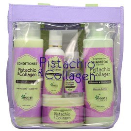 Pistachio & Collagen Hair Care 5-piece Gift Set w/Tote Bag