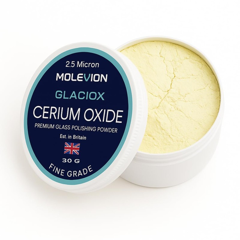 Molevion Glaciox Premium Cerium Oxide 30 g Fine Grade Glass