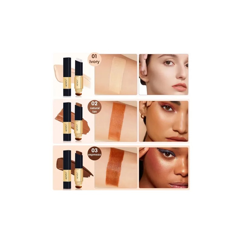Brocha Mas Base Maquillaje Alta Cobertura Fácil Aplicación