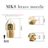 XIFOWE MK8 Nozzles 24 pcs 3D Printer Brass Nozzles 0.2mm,