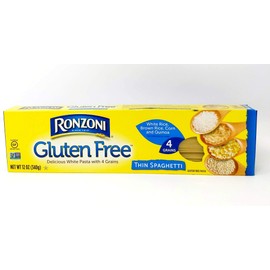 Ronzoni Gluten Free Thin Spaghetti 12 oz (Pack of 4)