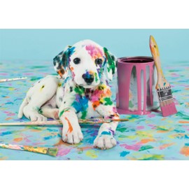 Clementoni 35545 Jigsaw Collection-Funny 500 Pieces-Poster Included, Puzzle for Adults 14-99 Years, Gift for Men/Women, Dalmatian, Dogs, Animal, Made in Italy, Multicolor