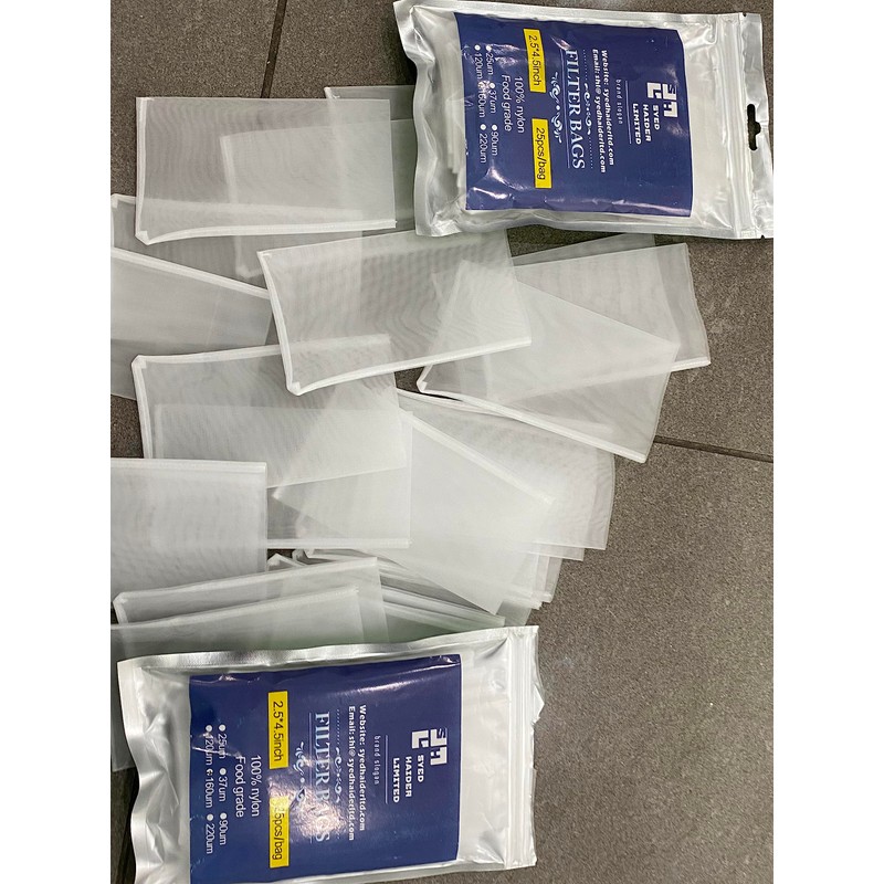 47 Micron Rosin Filter Bags