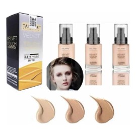 Base De Maquillaje Tailaimei Velvet Touch Alta Cobertura Tono 104