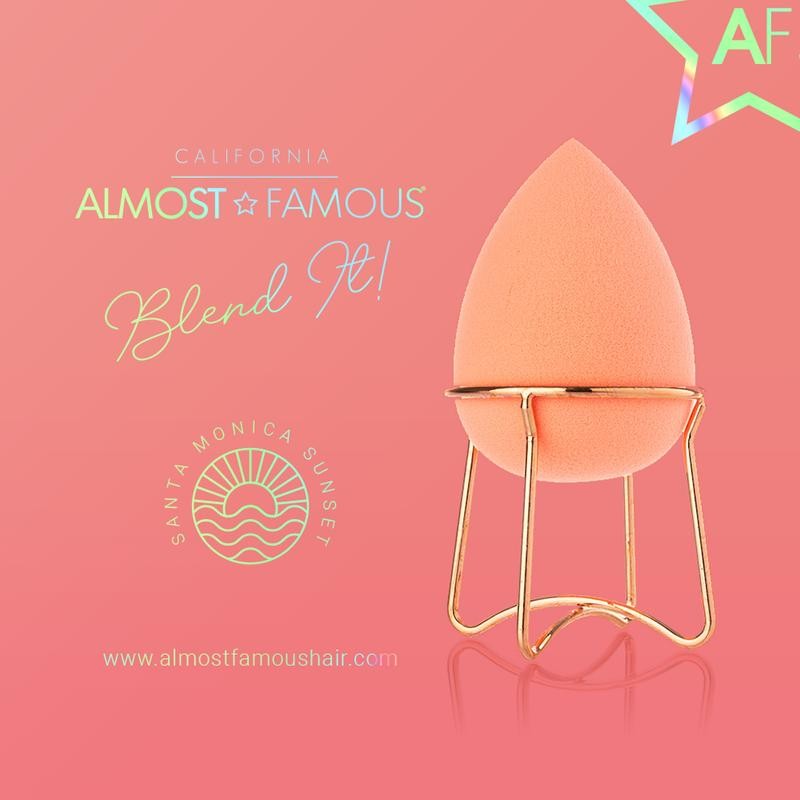 Almost Famous Makeup Blender w/ Rose Gold Stand - Primary