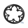 BULLSPANN Motorcycle Crankset Chain Wheel Cover Wheel Cap Wheel Protector