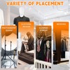 SHAREWIN Male Mannequin with Metal Stand Adjustable Plastic Half Body