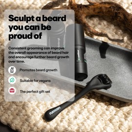 Numan Beard Roller - Derma Roller for Men - Stimulate Beard and Hair Growth - Reactivate Inactive Follicles