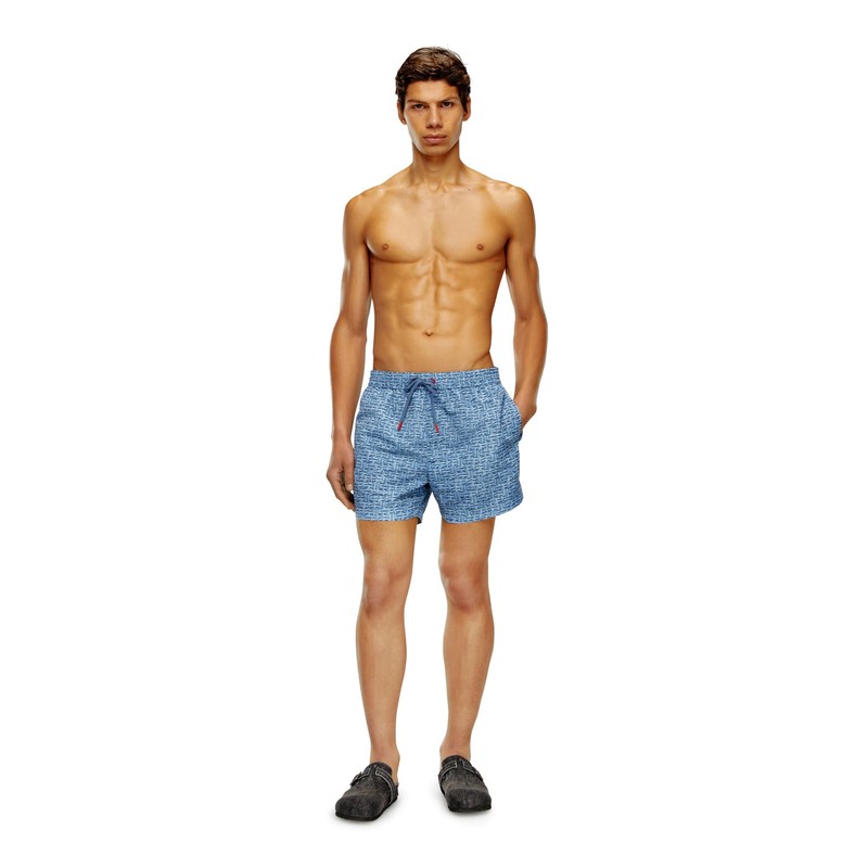 Diesel BMBX-KEN-37-ZIP A132240QIAY Men's Beachwear, blue