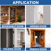 TamBee Hidden Hinges Concealed Door Hinge - Black, Zinc Alloy,