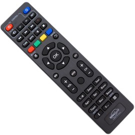 HTS e-com Remote Control Suitable for DigiQuest Q60, Q80, Q90 / Universal, Programmable / 2-in-1 Remote Control for TV TLC136